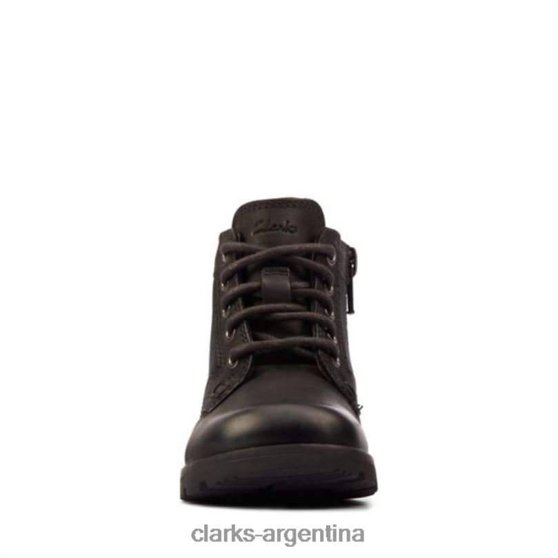 Clarks niños 2FZPZ5775 heath chard niño cuero negro clarks cuero negro cuero negro