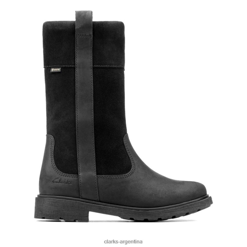 Clarks niños 2FZPZ5790 astrol hi gore-tex niño cuero negro clarks de cuero negro cuero negro