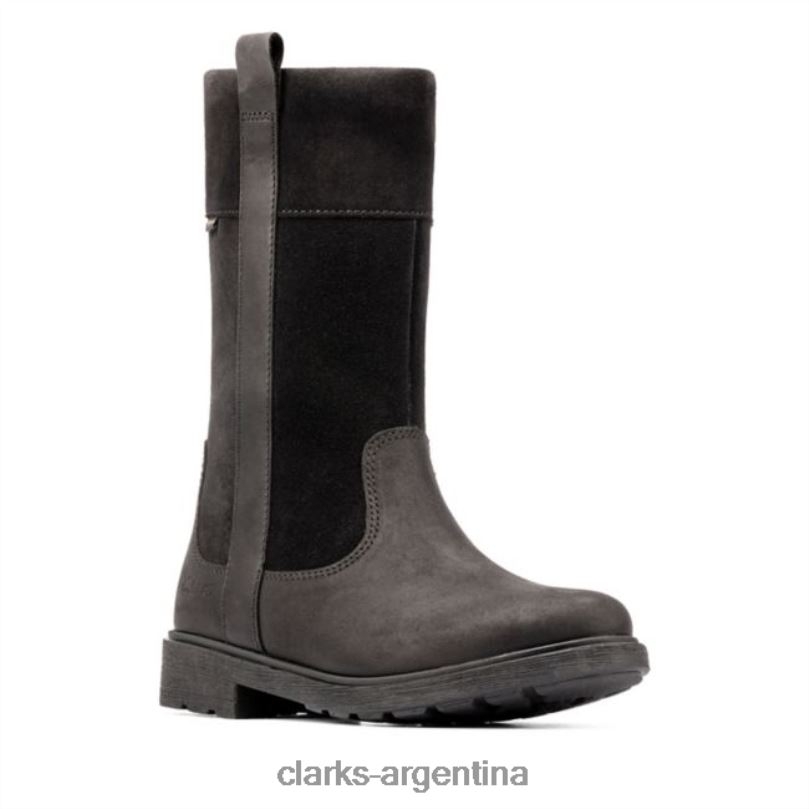 Clarks niños 2FZPZ5790 astrol hi gore-tex niño cuero negro clarks de cuero negro cuero negro
