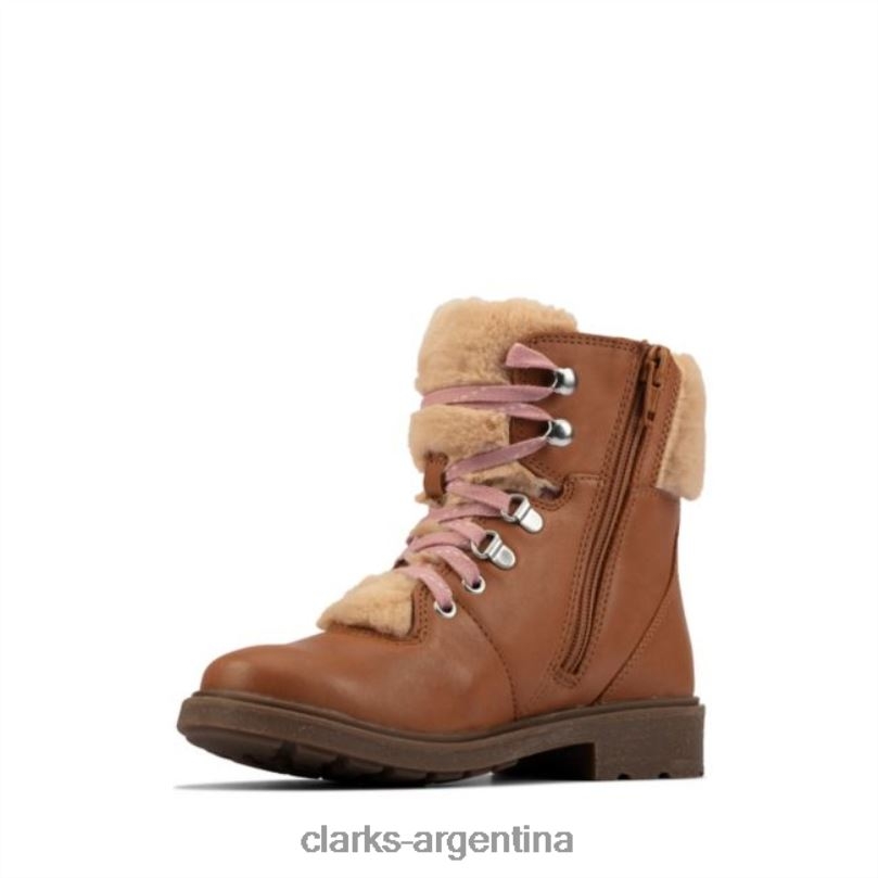 Clarks niños 2FZPZ5800 cuero tostado clarks astrol excursionista niño cuero tostado cuero marrón