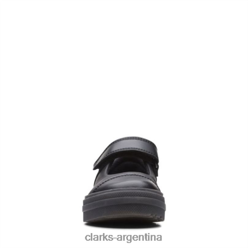 Clarks niños 2FZPZ5886 brillo brillo niño cuero negro clarks de cuero negro cuero negro