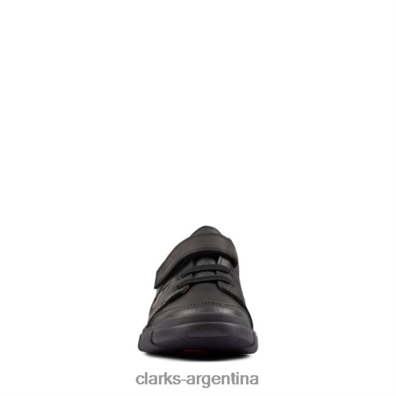 Clarks niños 2FZPZ5896 clarks de cuero negro encode flash niño cuero negro cuero negro