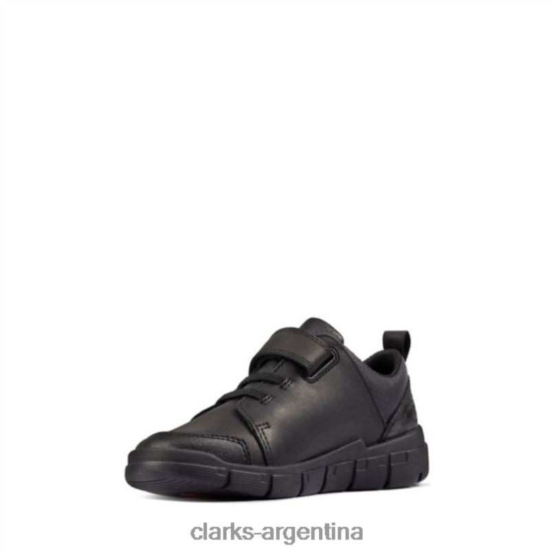 Clarks niños 2FZPZ5896 clarks de cuero negro encode flash niño cuero negro cuero negro