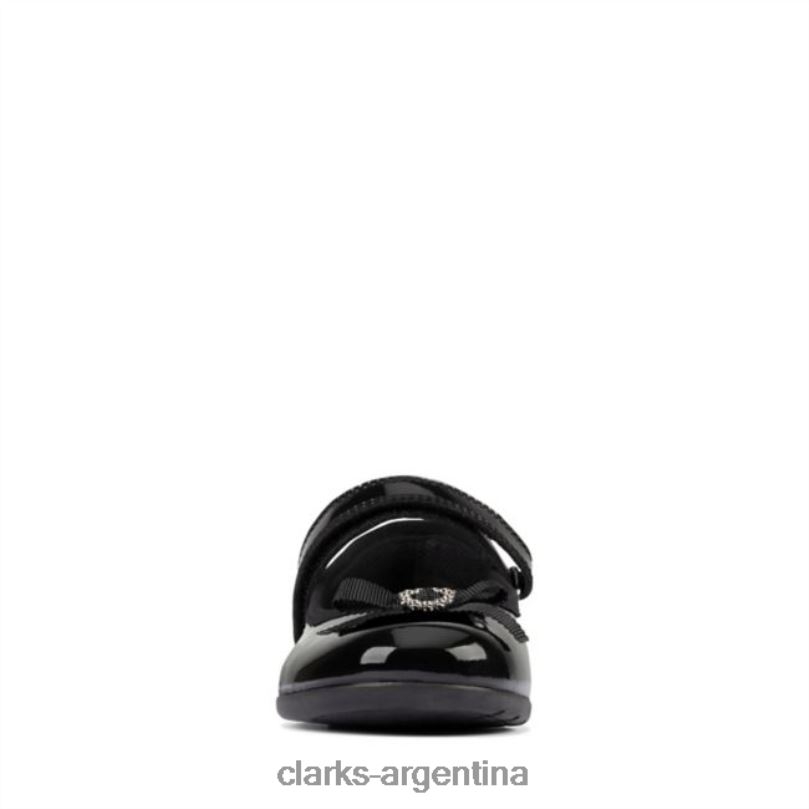 Clarks niños 2FZPZ5904 charol negro clarks scala spark kid charol negro charol negro