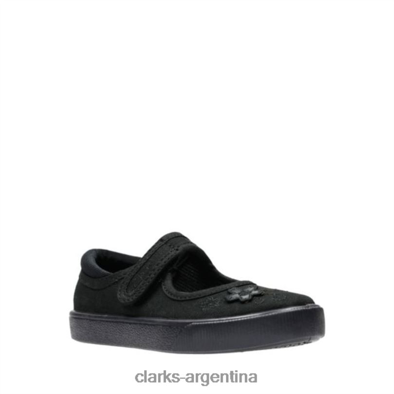 Clarks niños 2FZPZ5912 Tela negra de Clarks hopper go kid, tela negra tela negra