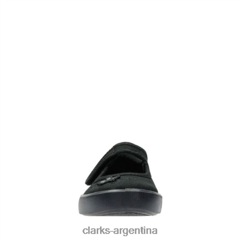 Clarks niños 2FZPZ5912 Tela negra de Clarks hopper go kid, tela negra tela negra