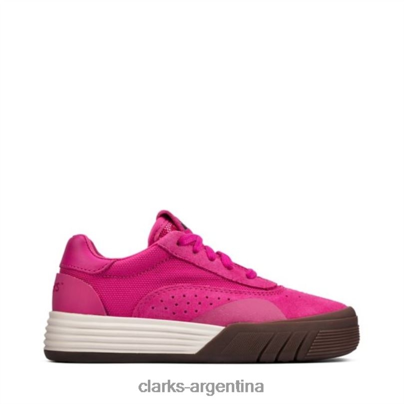 Clarks niños 2FZPZ6857 clarks ante rosa cica kid ante rosa gamuza rosa