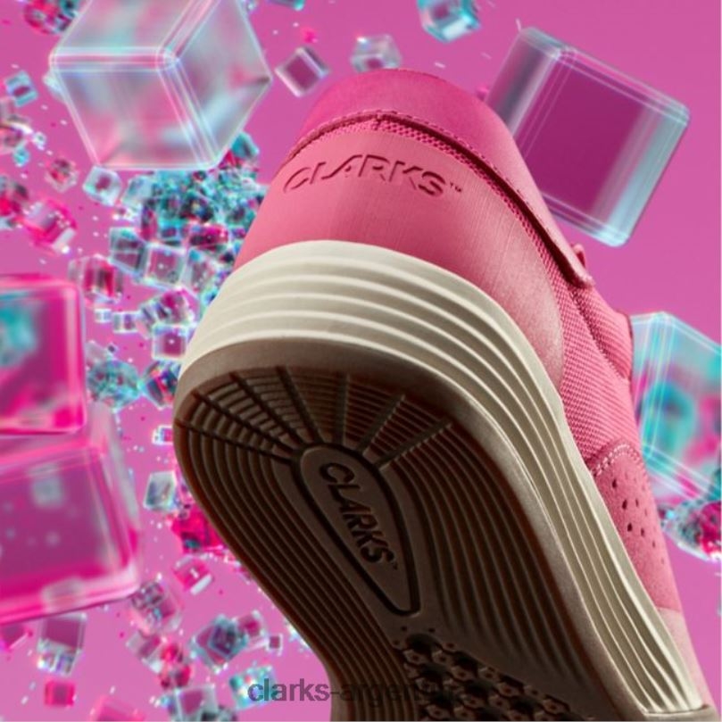 Clarks niños 2FZPZ6857 clarks ante rosa cica kid ante rosa gamuza rosa