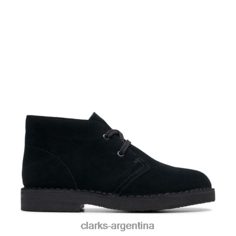Clarks niños 2FZPZ6883 bota safari clarks de ante negro ante negro ante negro