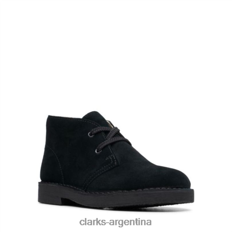 Clarks niños 2FZPZ6883 bota safari clarks de ante negro ante negro ante negro