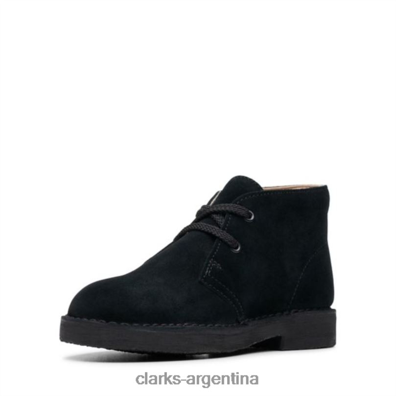 Clarks niños 2FZPZ6883 bota safari clarks de ante negro ante negro ante negro