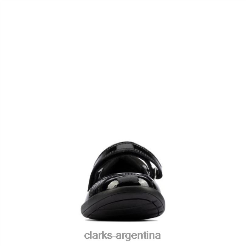 Clarks niños 2FZPZ5856 charol negro clarks etch beam kid charol negro charol negro