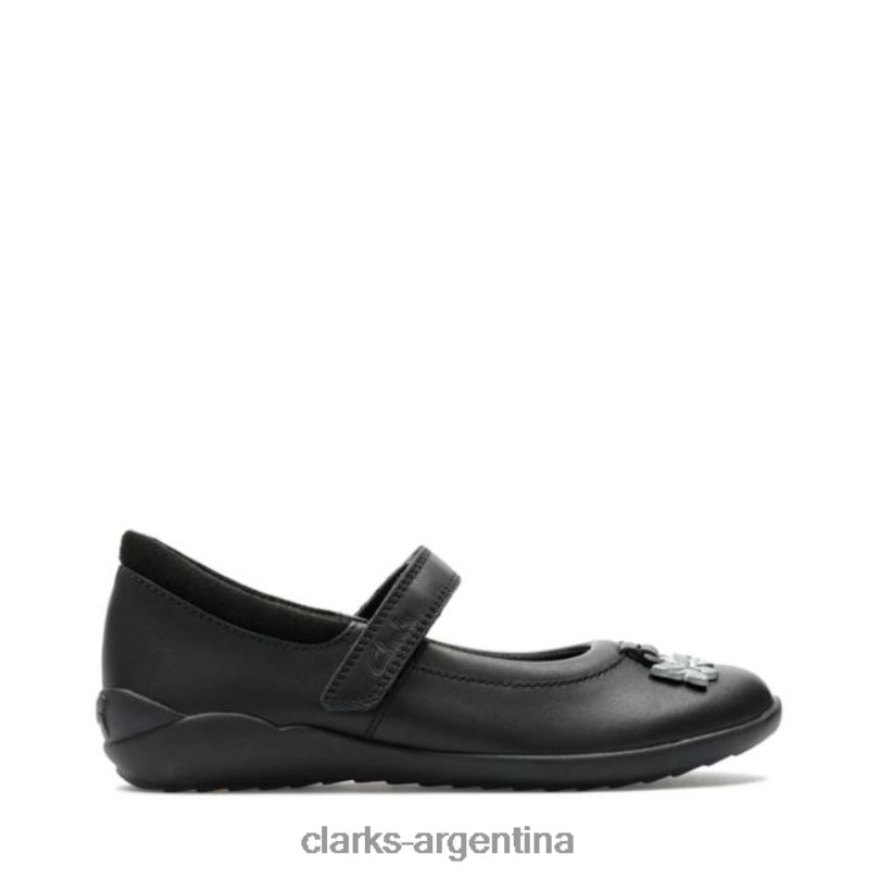 Clarks niños 2FZPZ5857 clarks cuero negro vibrante trail niño cuero negro cuero negro