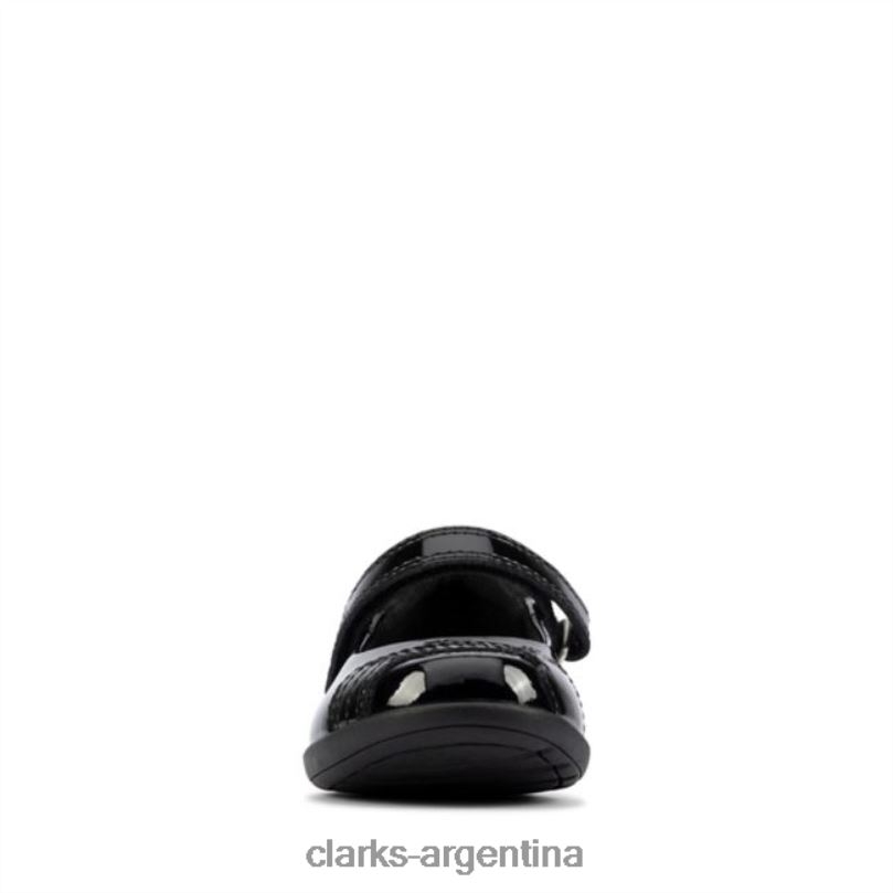 Clarks niños 2FZPZ5888 charol negro clarks etch beam niño charol negro charol negro