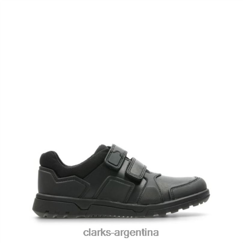 Clarks niños 2FZPZ5903 blake street cuero negro clarks cuero negro cuero negro