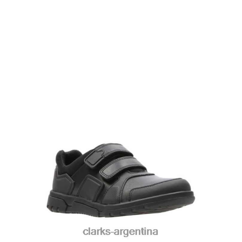 Clarks niños 2FZPZ5903 blake street cuero negro clarks cuero negro cuero negro