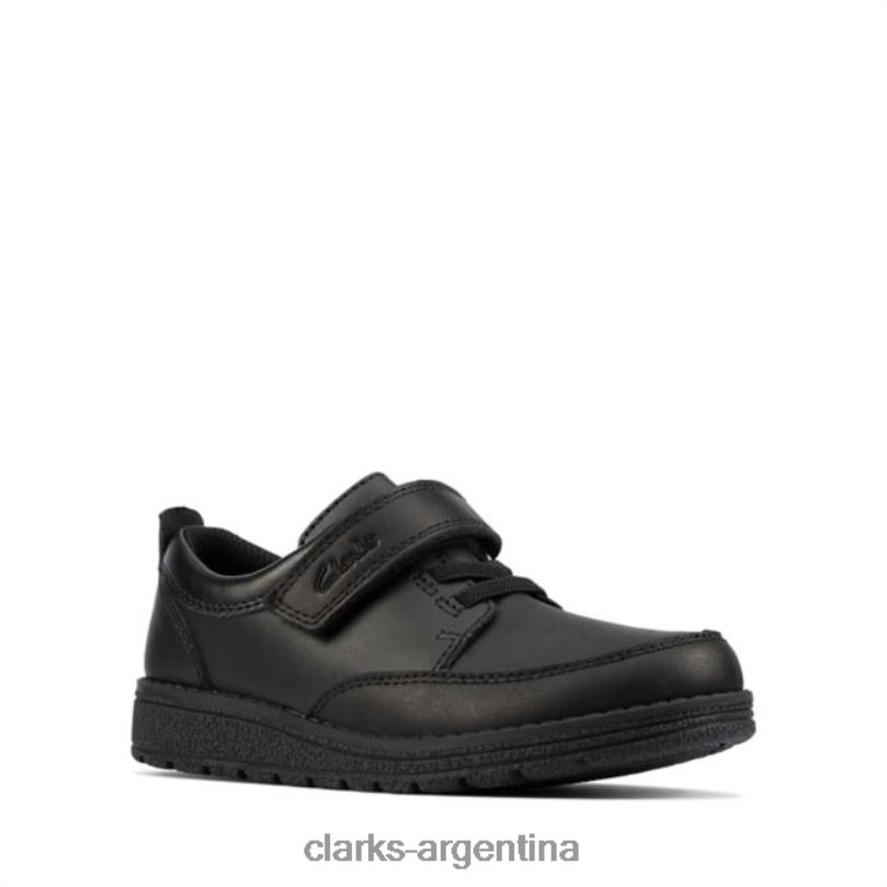 Clarks niños 2FZPZ5973 mendip tor kid cuero negro clarks cuero negro cuero negro