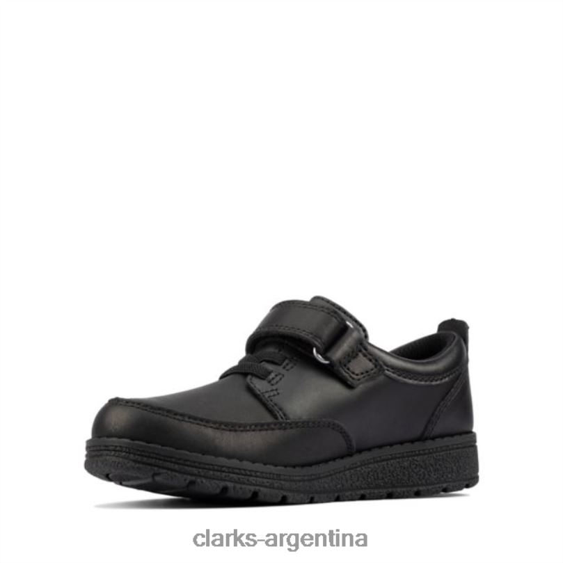 Clarks niños 2FZPZ5973 mendip tor kid cuero negro clarks cuero negro cuero negro