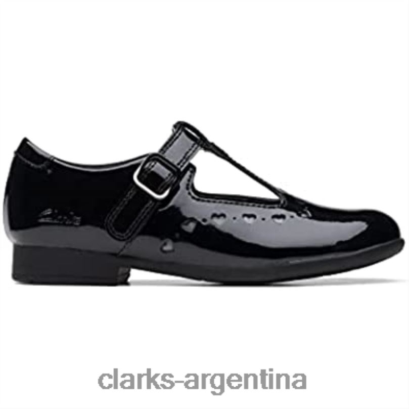 Clarks niños 2FZPZ128 zapatos clarks scala dress niño charol