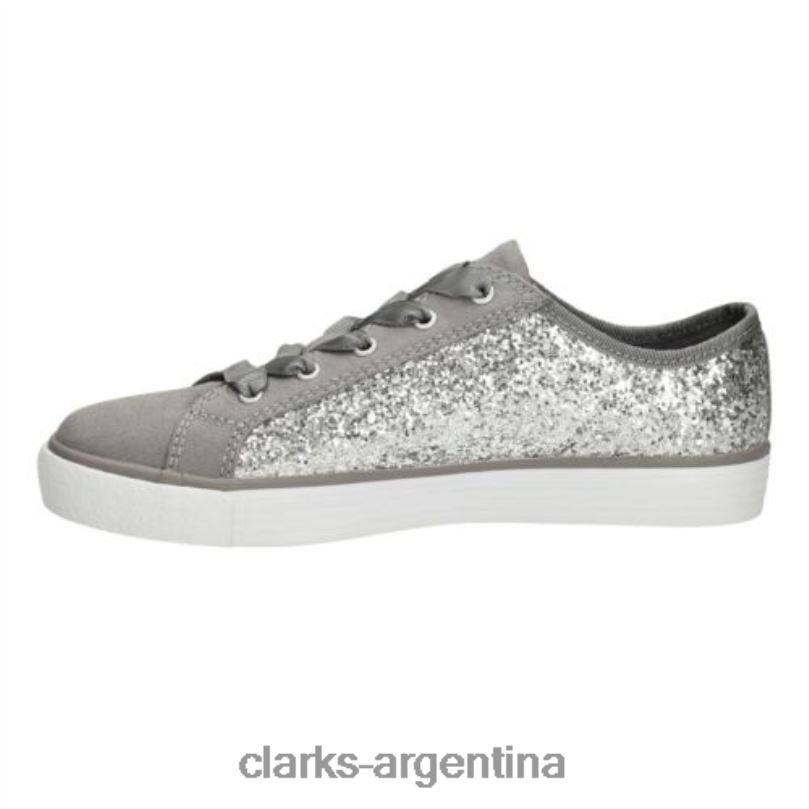 Clarks niños 2FZPZ4589 brill cora jnr f fit clarks plata plata