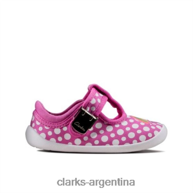 Clarks niños 2FZPZ4590 clarks roamer sun fst g fit rosa intenso Rosa caliente