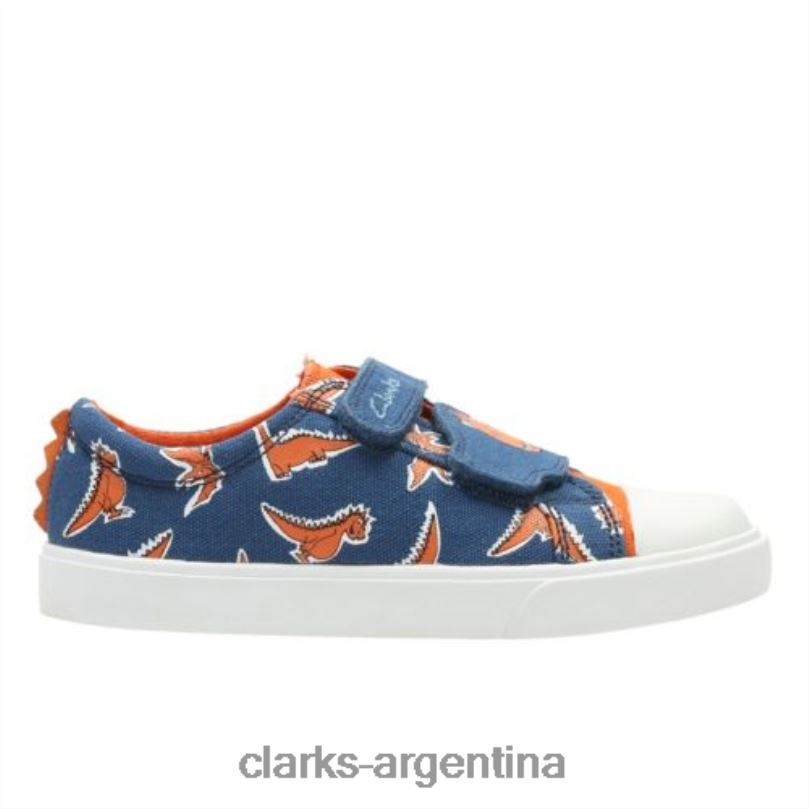 Clarks niños 2FZPZ4814 tricer rugido inf f fit blue clarks azul