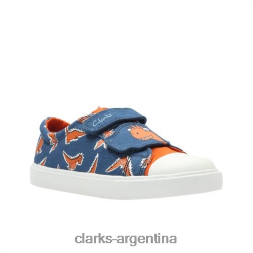 Clarks niños 2FZPZ4816 blue clarks tricer roar inf g ajuste azul