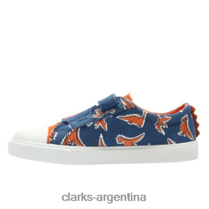 Clarks niños 2FZPZ4816 blue clarks tricer roar inf g ajuste azul