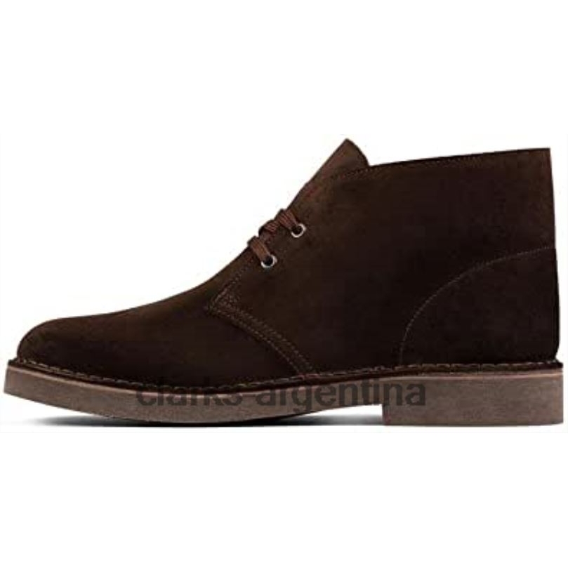 Clarks unisexo 2FZPZ19 botas clarks desert boot 2 de ante marrón oscuro