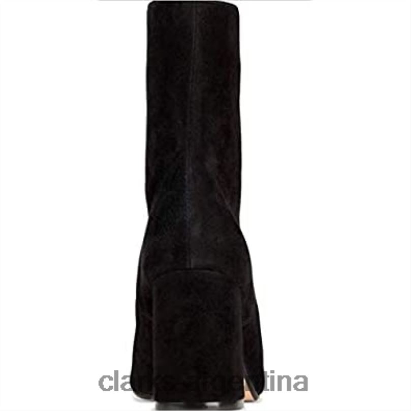 Clarks unisexo 2FZPZ1 Botines clarks negros laina 85 de ante negro negro