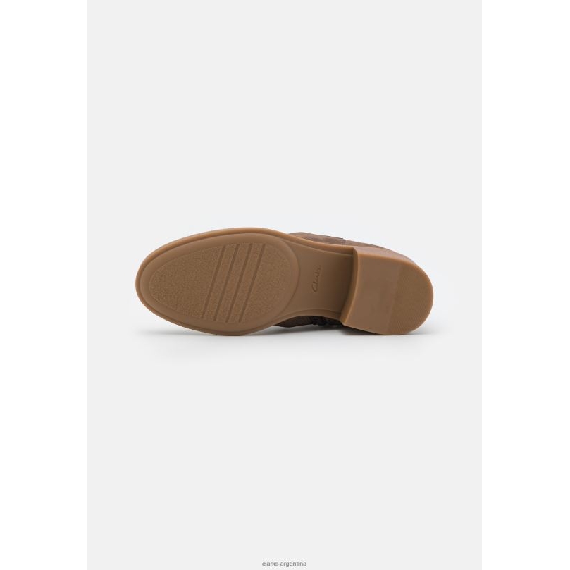 Clarks unisexo 2FZPZ7069 botines memi con cremallera clarks taupe gris pardo