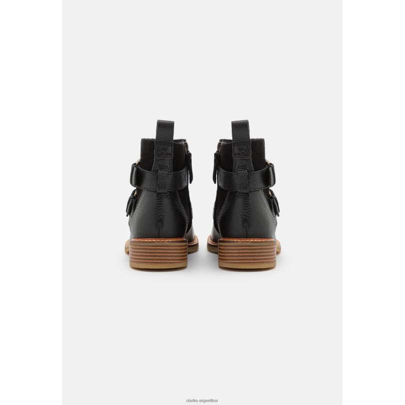 Clarks unisexo 2FZPZ7072 botines clarks colonia con hebilla negros negro