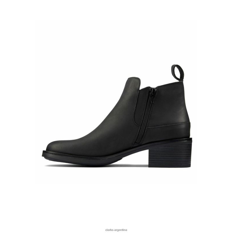 Clarks unisexo 2FZPZ7074 botines clarks memi con cremallera negro negro