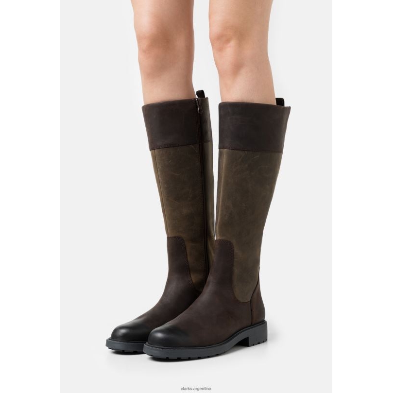 Clarks unisexo 2FZPZ7092 botas clarks orinoco marron oscuro marron oscuro