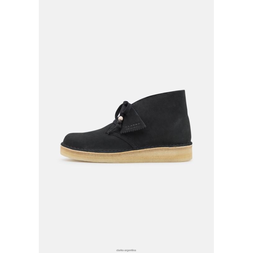 Clarks unisexo 2FZPZ6926 zapatos con cordones desert carbon clarks negros negro