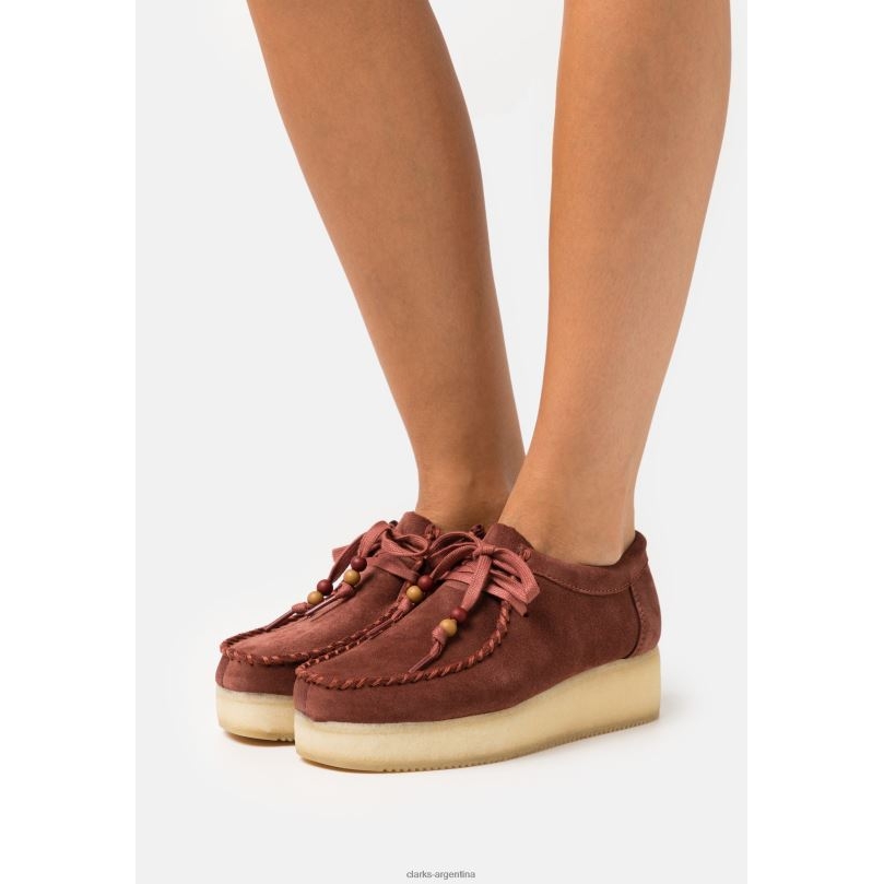 Clarks unisexo 2FZPZ6933 wallacraft casual cordones clarks burdeos borgoña
