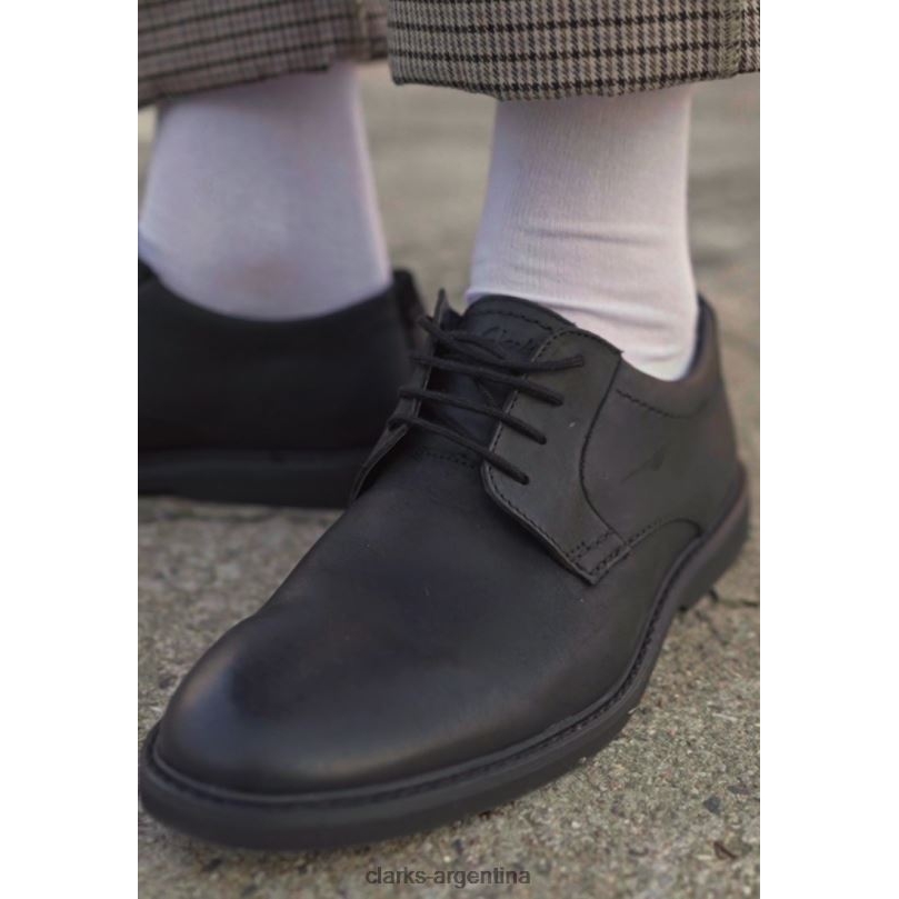 Clarks unisexo 2FZPZ7111 atticus lace zapatos con cordones clarks negro negro