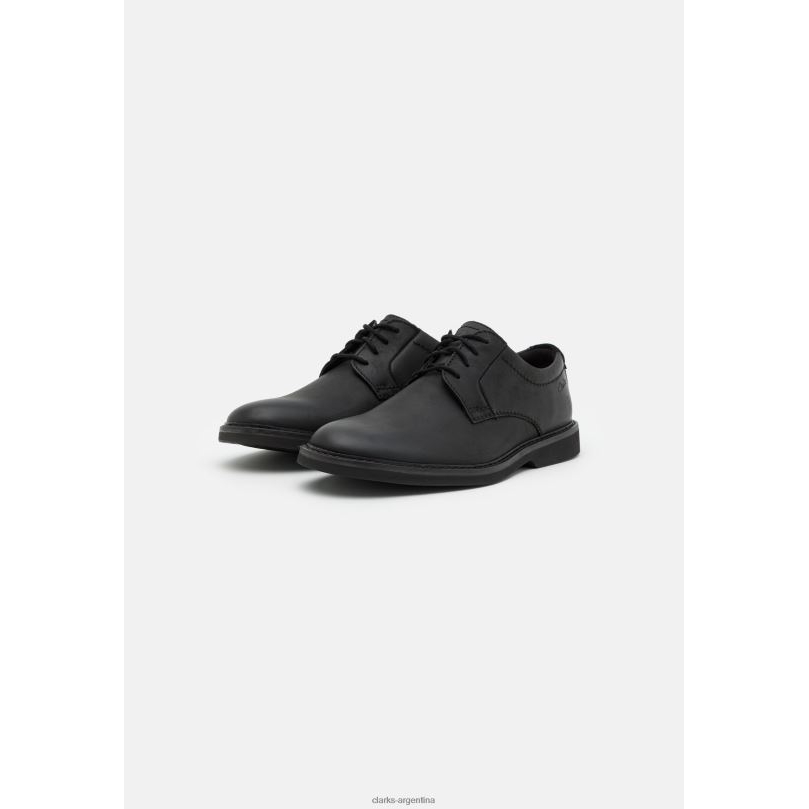 Clarks unisexo 2FZPZ7111 atticus lace zapatos con cordones clarks negro negro