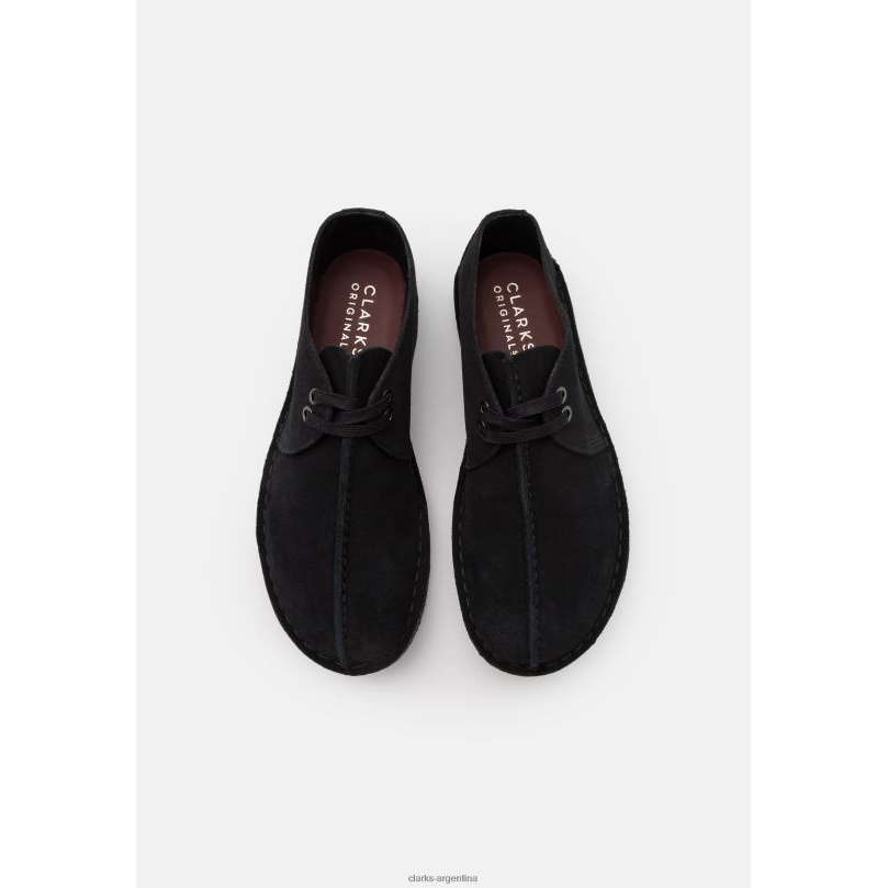 Clarks unisexo 2FZPZ7114 clarks desert trek casual cordones negro negro