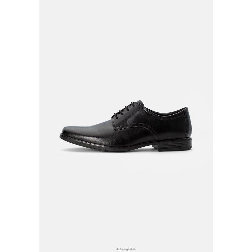 Clarks unisexo 2FZPZ7139 zapatos clarks howard walk negros con cordones negro