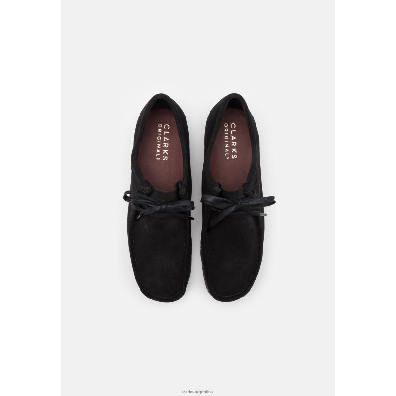 Clarks unisexo 2FZPZ7149 wallabee casual cordones clarks negro negro