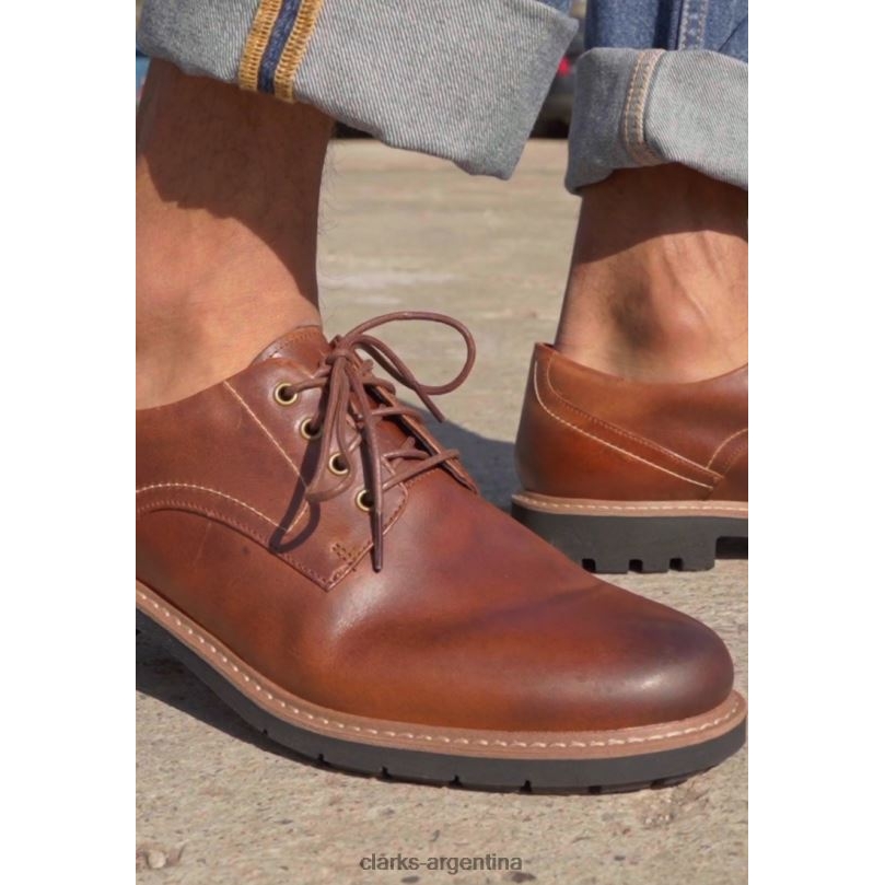 Clarks unisexo 2FZPZ7152 braun clarks batcombe hall zapatos casuales con cordones braun