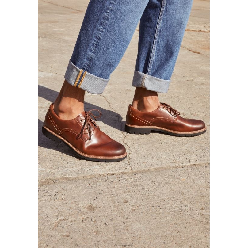 Clarks unisexo 2FZPZ7152 braun clarks batcombe hall zapatos casuales con cordones braun