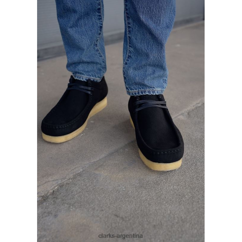 Clarks unisexo 2FZPZ7160 clarks negros naturaleza tres zapatos casuales con cordones negro