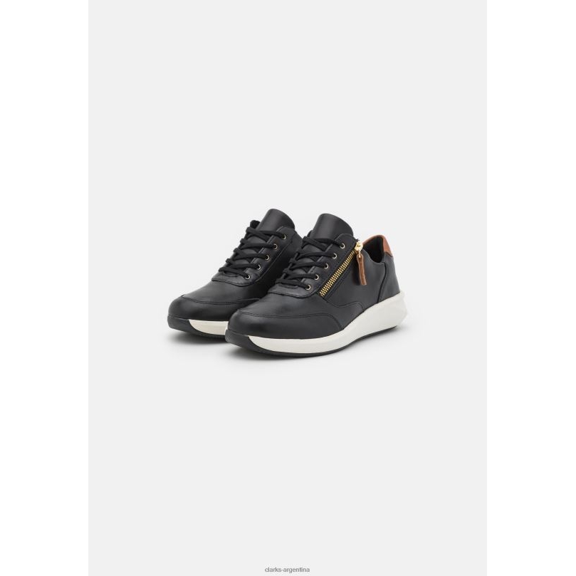 Clarks unisexo 2FZPZ6894 zapatillas rio zip negras clarks negro