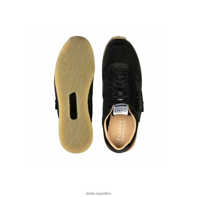 Clarks unisexo 2FZPZ7097 zapatillas clarks negras negro