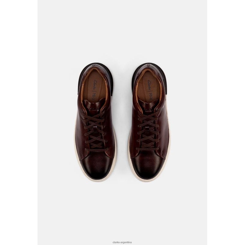 Clarks unisexo 2FZPZ7106 Zapatillas Clarks Court Lite Lace tostado oscuro bronceado oscuro