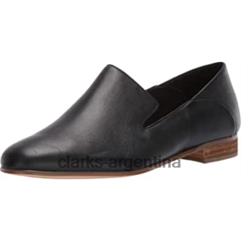 Clarks unisexo 2FZPZ1305 clarks pure viola cuero negro 8