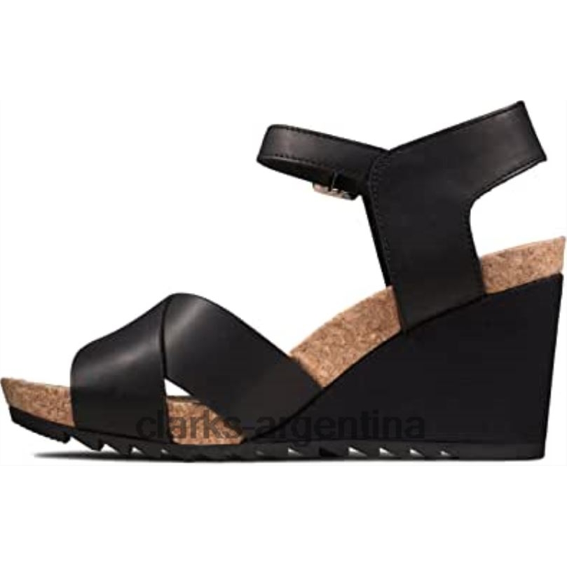 Clarks unisexo 2FZPZ1479 clarks flex sol negros cuero negro cuero negro
