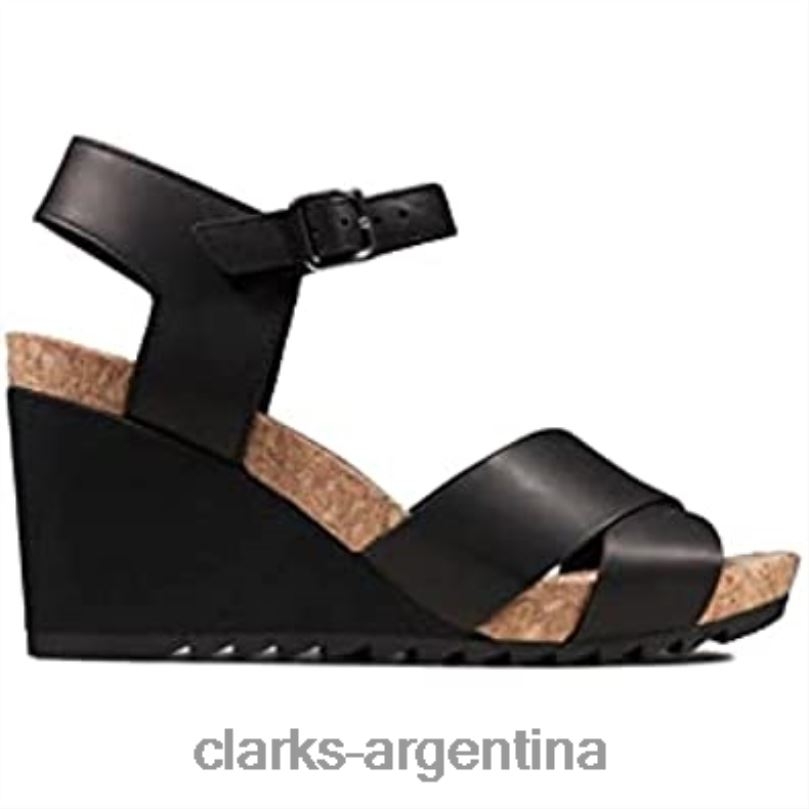 Clarks unisexo 2FZPZ1479 clarks flex sol negros cuero negro cuero negro